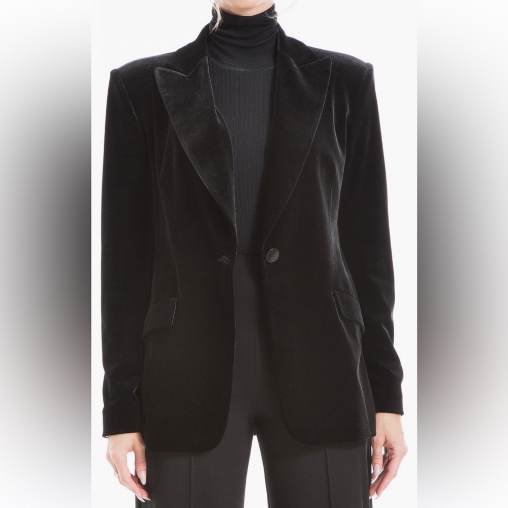 NWT Black Velvet Women's Blazer